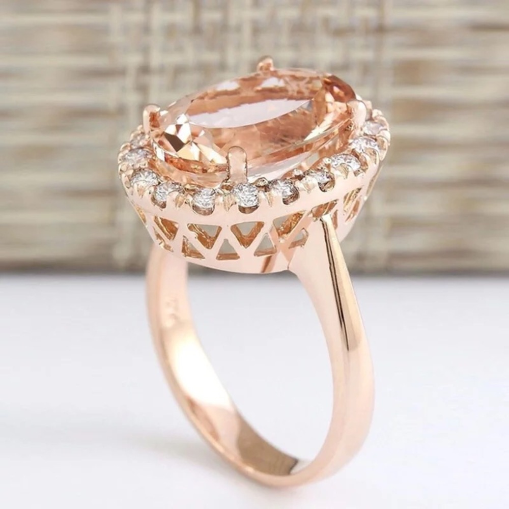 💝New Champagne Crystal Ring💝